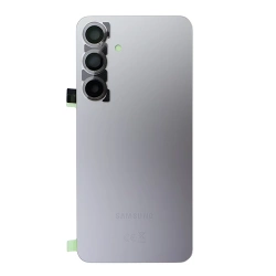 Battery flap for Samsung Galaxy S25 Plus original - silver (Silver Shadow)