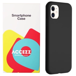 Case for Apple iPhone 11 Accezz Liquid Silicone - black