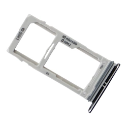 SIM card and micro-SD memory card drawer for Samsung Galaxy S9 Dual SIM - black