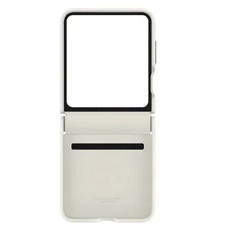 Samsung Galaxy Z Flip5 Flap Eco-Leather Phone Case - Cream (Cream)