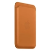 Apple Leather Wallet iPhone MagSafe FindMy wallet - dark orange (Golden Brown)