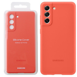 Samsung Galaxy S21 FE 5G case Silicone Cover EF-PG990TPEGWW - coral