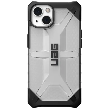 Etui do Apple iPhone 12 mini UAG Plasma - transparentne z czarną ramką (Ice)