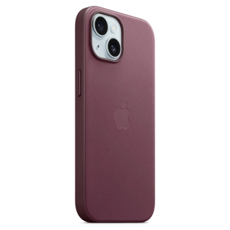 Etui Apple iPhone 15 FineWoven Case MagSafe - bordowe (Mulberry)