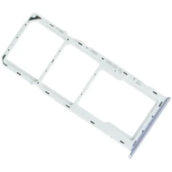 SIM card and micro-SD memory card drawer for Samsung Galaxy A22 5G - purple (violet)