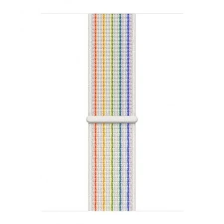 Apple Watch 42/ 44/ 45/ 49 Ultra Nike Sport Loop Strap - Rainbow (Pride Edition)