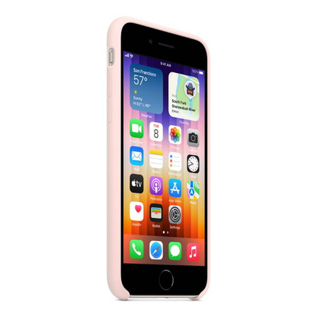 Apple iPhone SE 2020/ SE 2022 silicone case MN6G3ZM/A - pink (Chalk Pink)