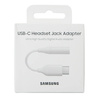 Adapter słuchawkowy z USB-C na 3.5 mm Samsung - biały