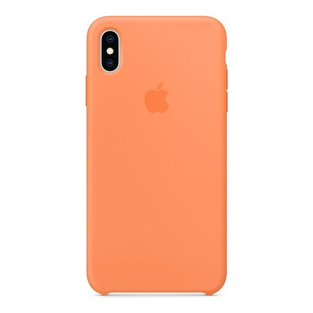 Apple iPhone XS Max silicone case - orange (Papaya)