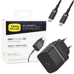 OtterBox Wall Charging Kit 20W wall charger + USB-C cable - black