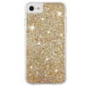 Case for Apple iPhone 6/ 6s/ 7/ 8/ SE 2020/ SE 2022 Case-Mate Twinkle Stardust - transparent gold with glitter (Stardust)