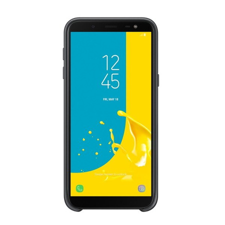 Samsung Galaxy J6 2018 Dual Layer phone case - black