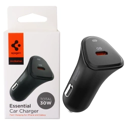 Spigen Essential EV301 30W car charger - black