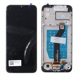 Motorola Moto G8 Power Lite LCD display with bezel - black