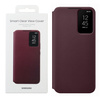 Samsung Galaxy S22 Plus case Smart Clear View Cover EF-ZS906CEEGWW - burgundy