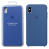 Etui Apple iPhone XS Max Silicone Case - niebieskie (Delft Blue)