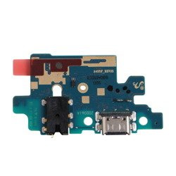Płytka ze złączem ładowania USB-C + złącze słuchawkowe + mikrofon do Samsung Galaxy A40 oryginalna