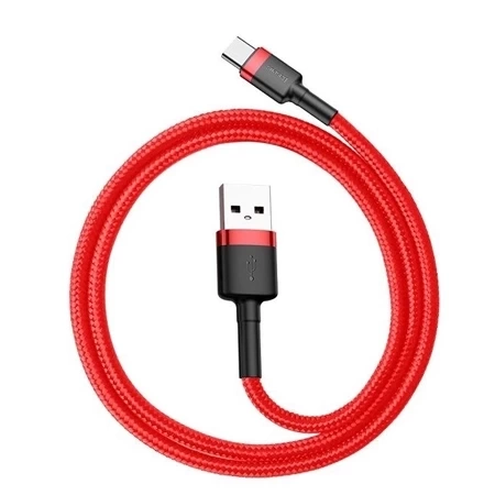 USB-A to USB-C Baseus Cafule 3A cable - red 1 m 