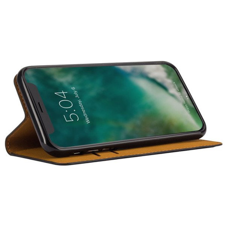 Apple iPhone X/ XS etui Xqisit Slim Wallet  - czarne