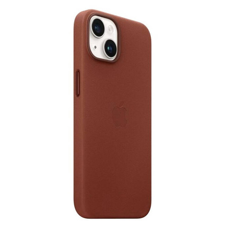 Apple iPhone 14 Plus Leather Case MagSafe MPPD3ZM/A - brown (Umber)