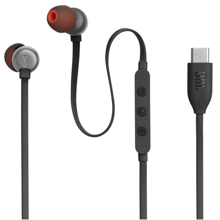 Słuchawki z pilotem i mikrofonem USB-C JBL Tune 310C - czarne