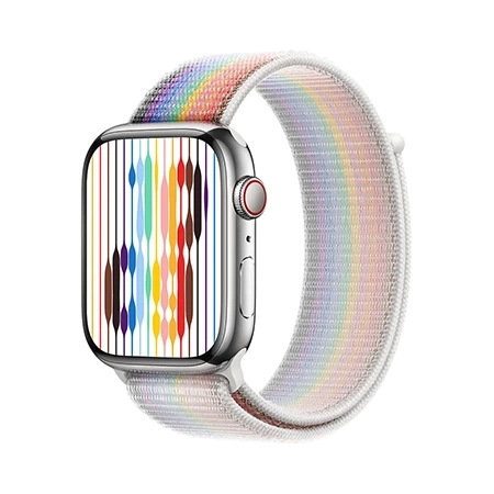 Apple Watch 42/ 44/ 45/ 49 Ultra Sport Loop Strap - Rainbow (Pride Edition)