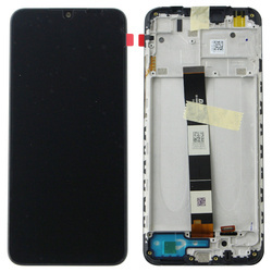 Wyświetlacz LCD z ramką Xiaomi Redmi 9A/ 9C/ 9AT - czarny