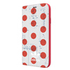 Apple iPhone X/ XS Booklet Case CJ1302 - red and white