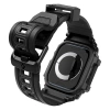 Spigen Rugged Armor Pro protective case with strap for Apple Watch 10 46 mm - black (Matte Black)