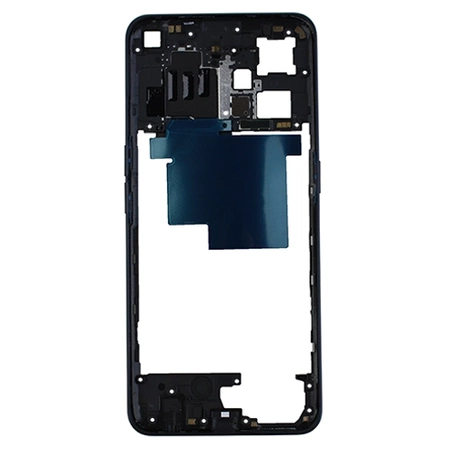 Body, side frame for Realme 9 - black (Meteor Black)