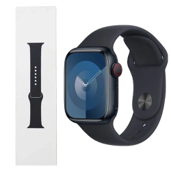 Pasek do Apple Watch 42/ 44/ 45/ 49 Ultra Sport Band S/M - czarny (Midnight)