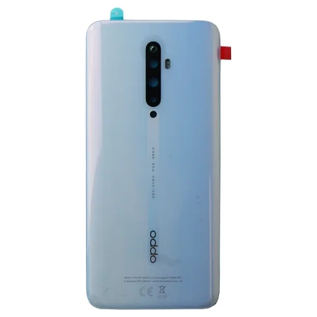 Battery flap for Oppo Reno 2Z - white (Sky White Glass)