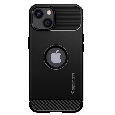 Apple iPhone 13 case Spigen Rugged Armor ACS03518 - black