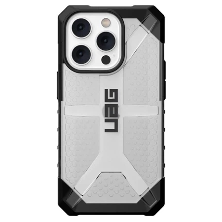 Case for Apple iPhone 14 Pro UAG Plasma - transparent with black frame (Ice)