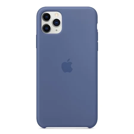 Apple iPhone 11 Pro Max Silicone Case MagSafe - Blue (Linen Blue)