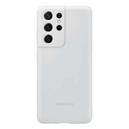 Samsung Galaxy S21 Ultra case Silicone Cover EF-PG998TJEGWW - Gray (Light Gray)
