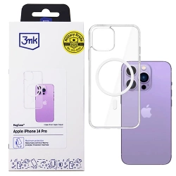 Silicone case for Motorola Edge 50 Pro phone 3mk Clear Case - transparent