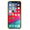 Silikonowe etui Apple iPhone XS Max Silicone Case - żółte (Mellow Yellow)