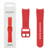 Strap for Samsung Galaxy Watch 4/ Watch 4 Classic 20 mm Sport Band M/L - red