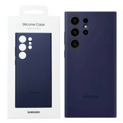 Samsung Galaxy S23 Ultra Silicone Phone Case - navy blue