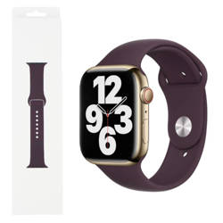 Apple Watch 1/ 2/ 3/ 4/ 5/ 6/ 7 Series 38/ 40/ 41 mm pasek Sport Band MKUJ3AM/A - fioletowe (Dark Cherry)