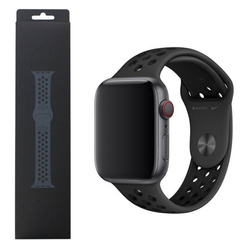 Apple Watch 1/ 2/ 3/ 4/ 5/ 6/ 7 Series 38/ 40/ 41mm pasek Nike Sport Band MX8C2FE/A - szaro-czarny (Anthracite/Black)