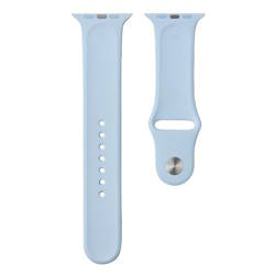 Apple Watch 1/ 2/ 3/ 4/ 5/ 6/ 7 Series 42/ 44/ 45 mm pasek Silicone Sport M/L MRH72AM/A - błękitny (Sky Blue)