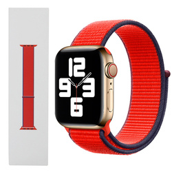 Apple Watch 1/ 2/ 3/ 4/ 5/ 6 Series 38/ 40mm pasek Sport Loop MG443AM/A - czerwony