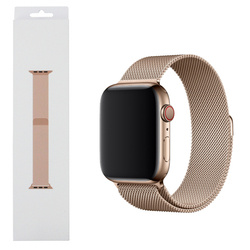 Apple Watch 1/ 2/ 3/ 4/ 5/ 6 Series 42/ 44 mm bransoleta Milanese Loop MTU72AM/A - złota