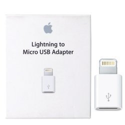 Apple adapter z microUSB na Lightning MD820ZM/A - biały