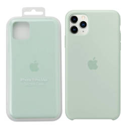 Apple iPhone 11 Pro Max etui silikonowe MXM92ZM/A - seledynowe (Beryl)