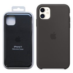 Apple iPhone 11 etui silikonowe MWVU2ZM/A - czarne