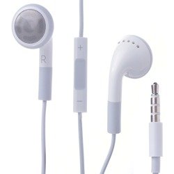 Apple iPhone 3/ 4/ 4S oryginalne słuchawki MB770E/B - białe