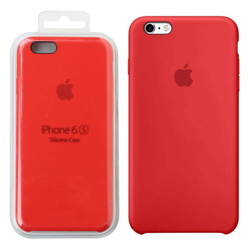 Apple iPhone 6/ 6s etui silikonowe MKY32ZM/A - czerwone (Red)